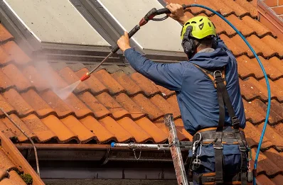 Démoussage et hydrofuge de toiture à Ghissignies